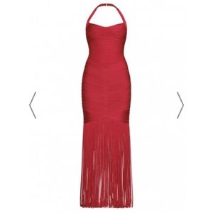 Herve Leger red dress